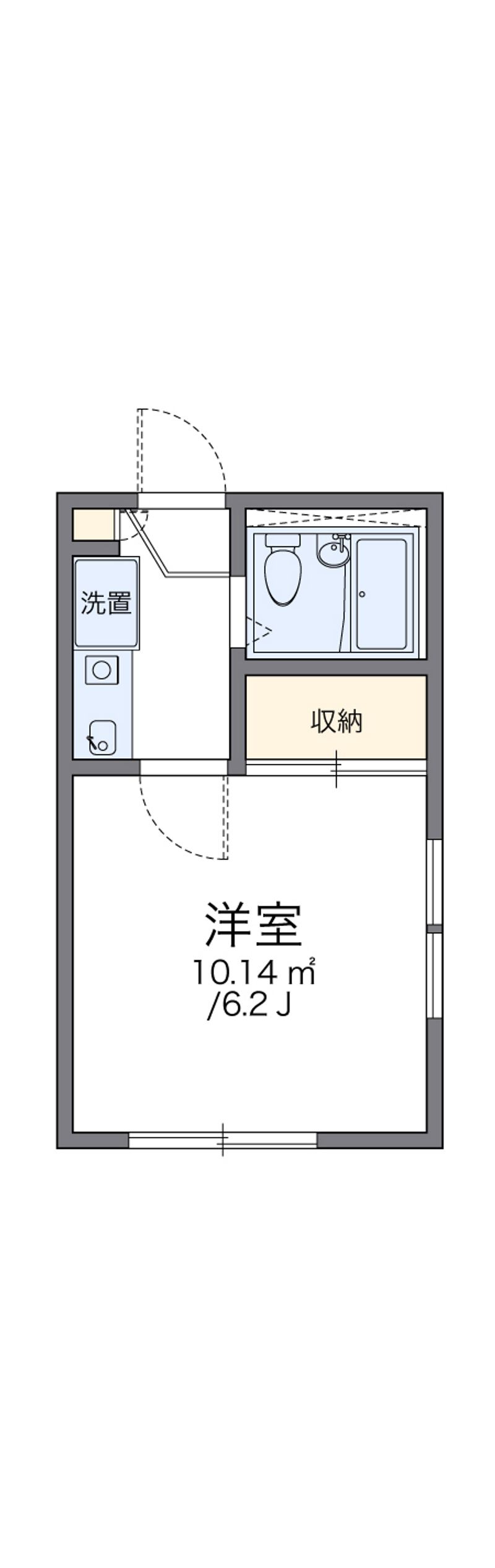 レオパレス植田 間取り