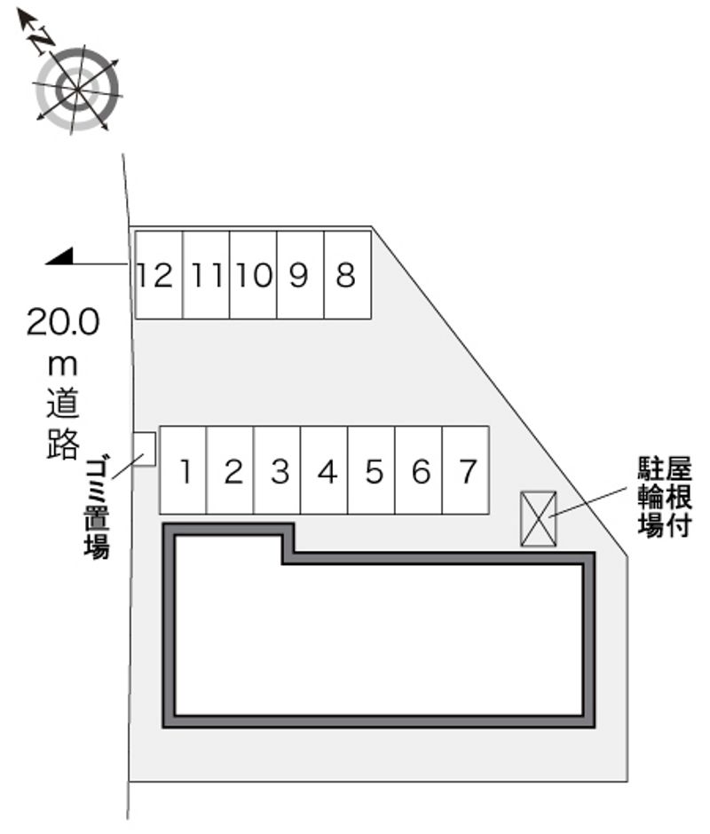 レオパレス花 配置図