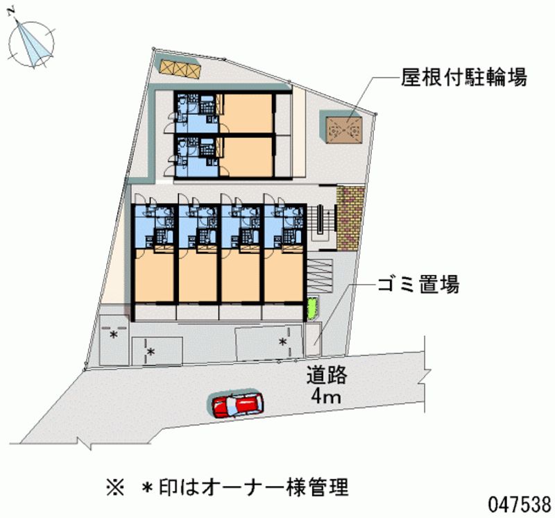 レオパレス牧志 区画図