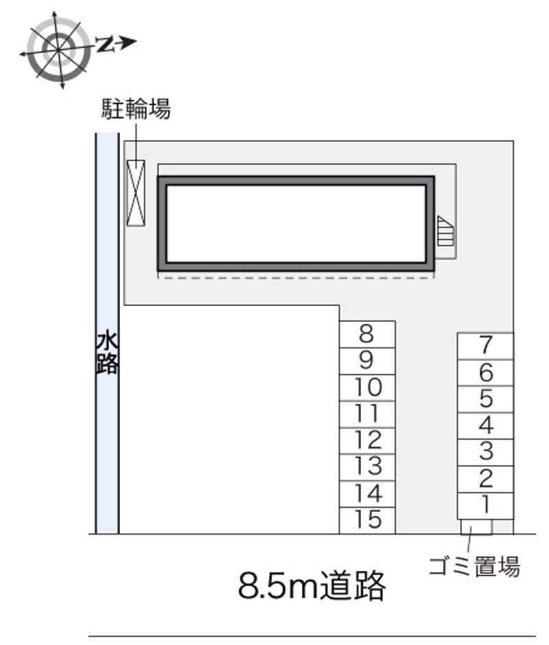 レオパレス彩 配置図