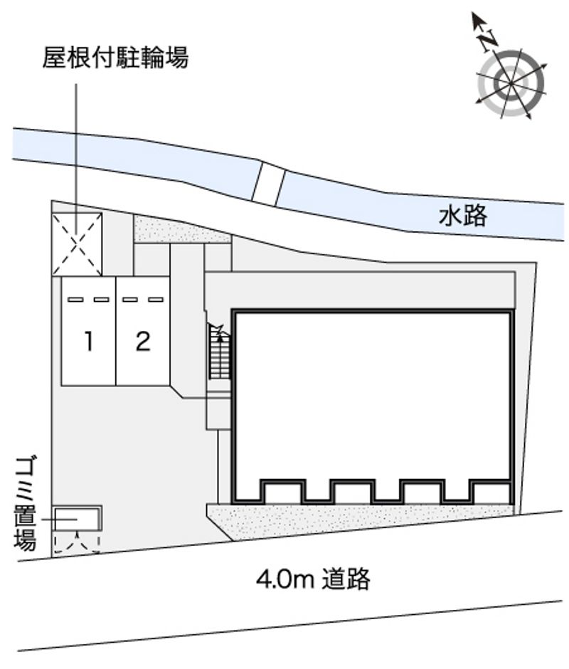 レオネクストＫＵＺＵＨＡ 配置図
