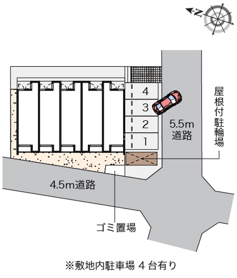 クレイノはなみずきⅡ 共用部分