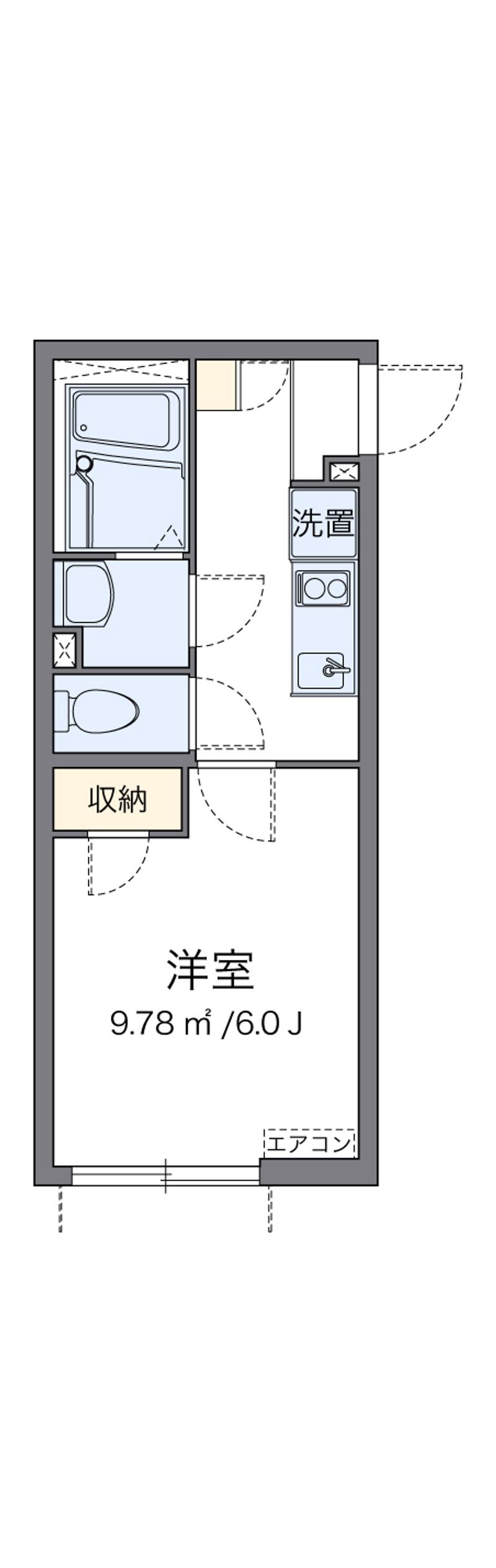 クレイノＹＵ　ＳＥＴＡＧＡＹＡ 間取図