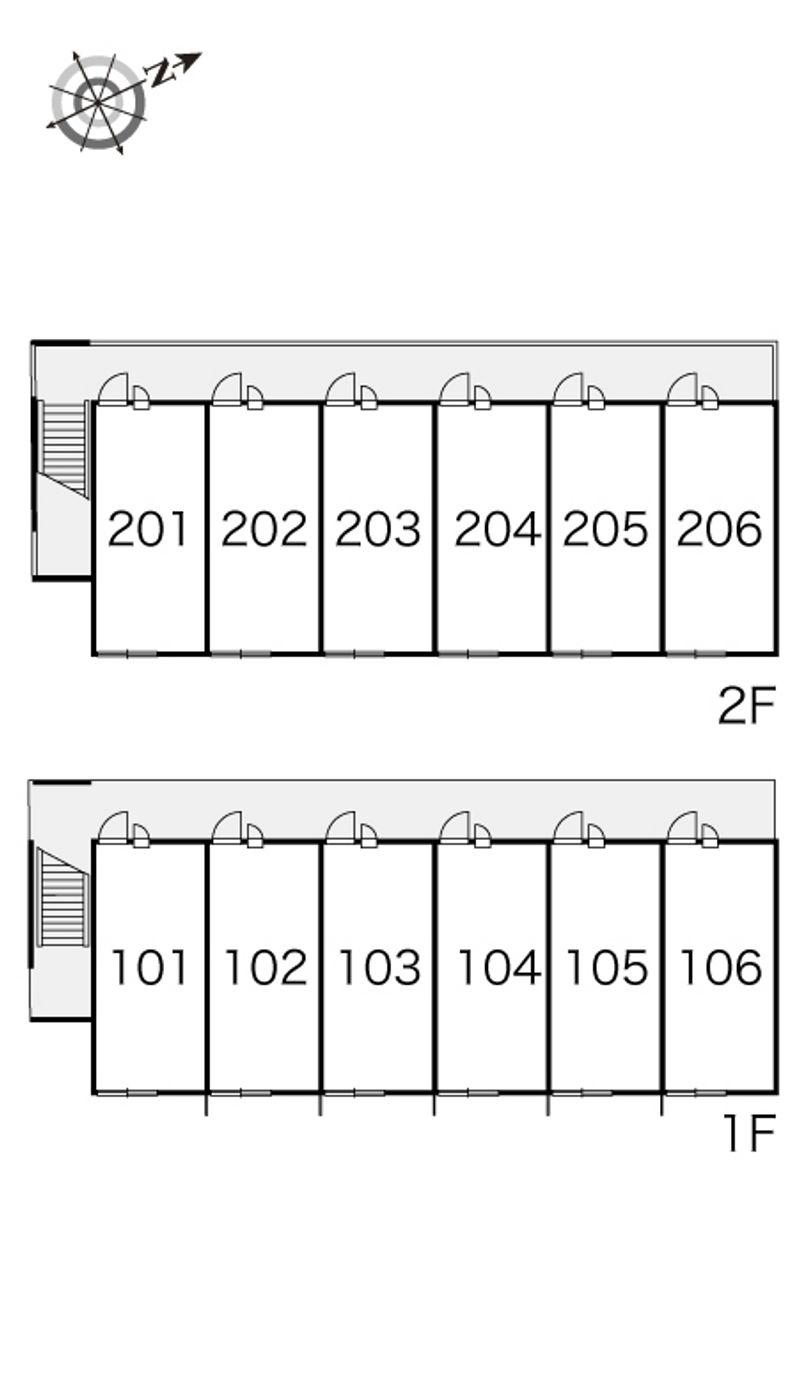 レオパレスレグルスⅠ 間取り配置図
