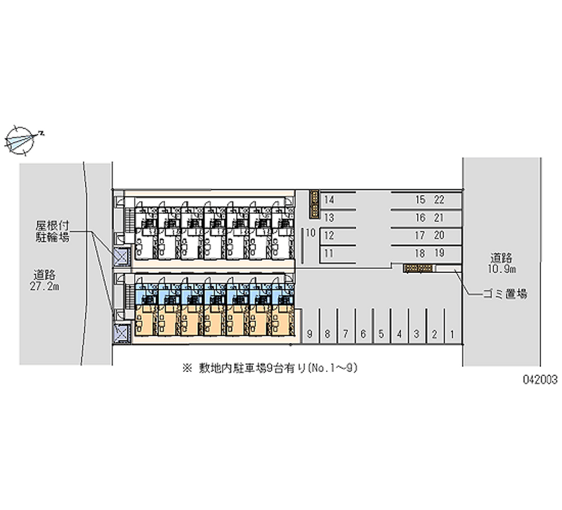 レオパレスドリームステージⅢ 月極駐車場