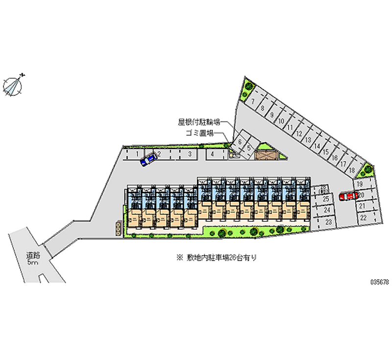 35678 Monthly parking lot