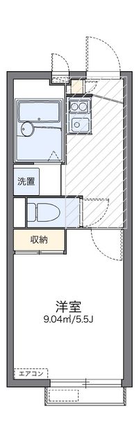 レオパレスアバンティ 間取り図