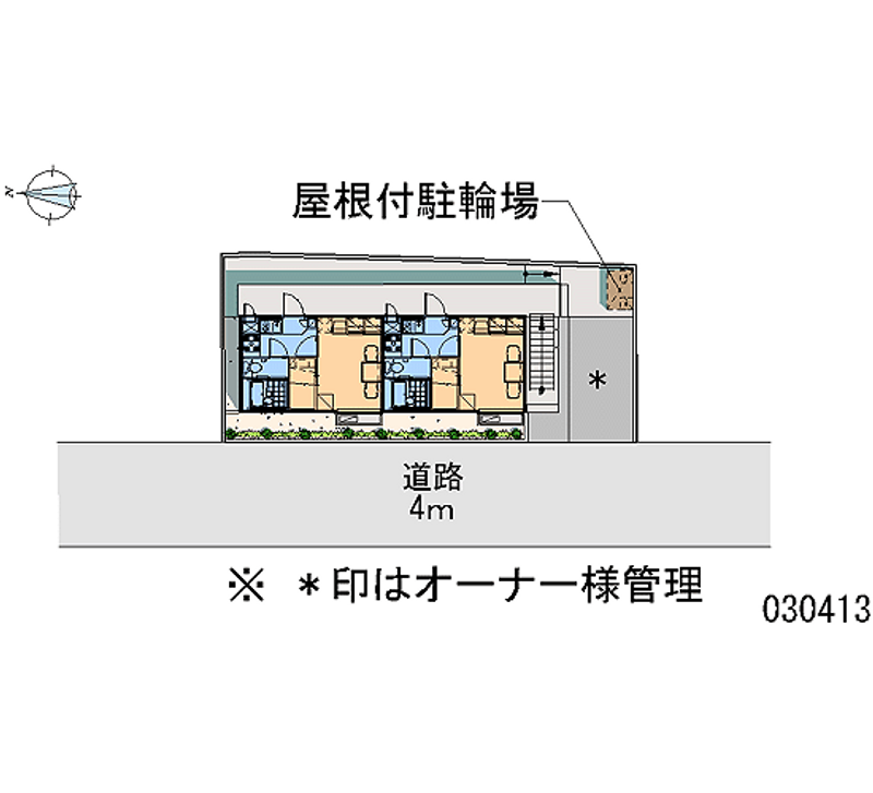 レオパレスカーサクレセント 区画図