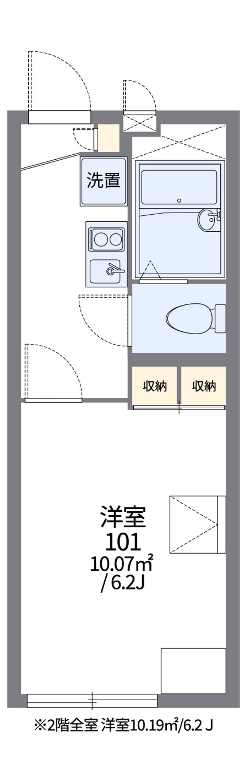 レオパレスＯＯＭＡＥⅡ 間取図