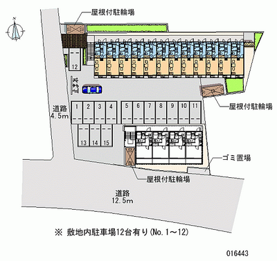 16443 Monthly parking lot