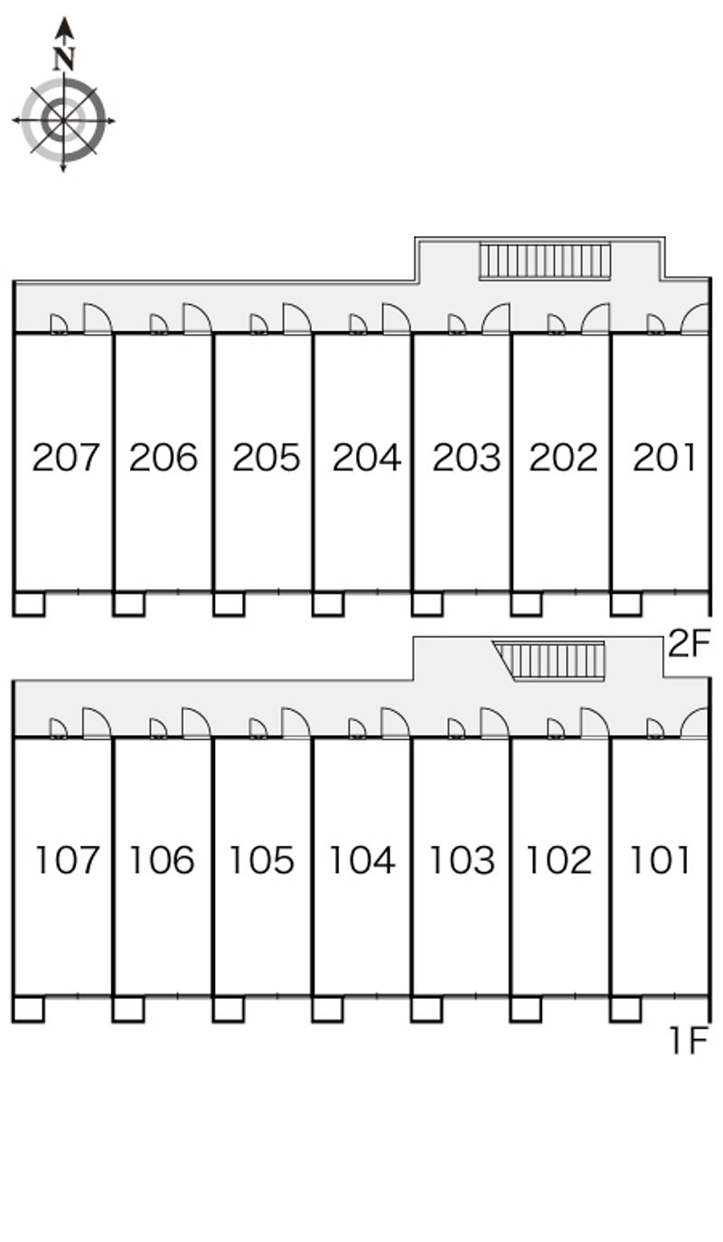 レオパレスＳＩＮＧＬＥ８１ 間取配置図