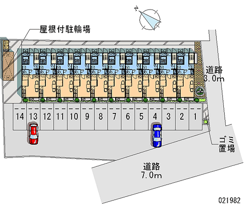 21982月租停车场