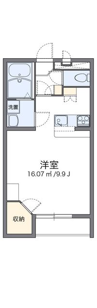 レオパレスファミーユ　Ｉ 間取り図