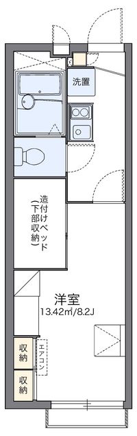 レオパレスはぴねすはうすⅡ 間取り図