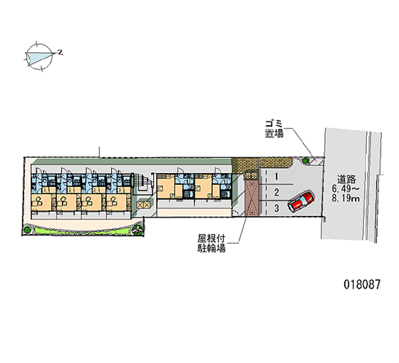 18087 bãi đậu xe hàng tháng