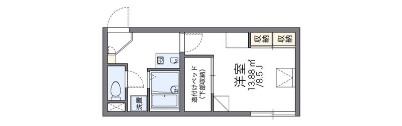 leopalace Ruisou 户型图