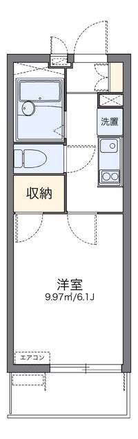 レオパレスサニーハウス石川 間取り図