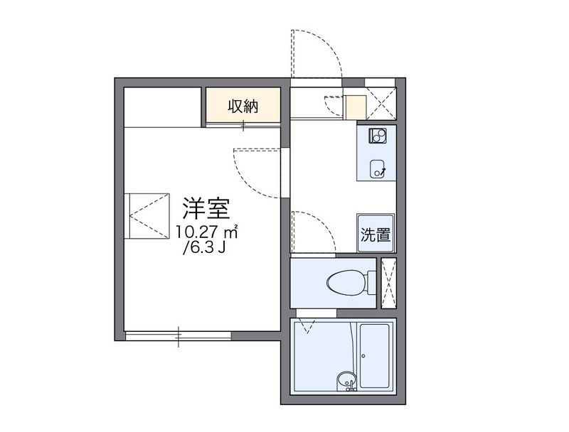 レオパレスはじめ 間取図