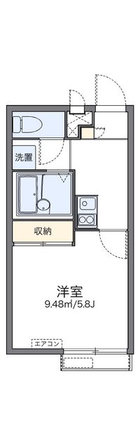 レオパレス大地 間取り図