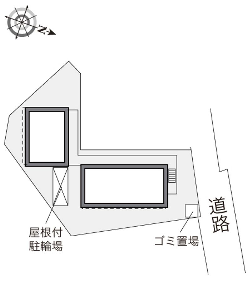 レオパレスルピアス湘南 配置図