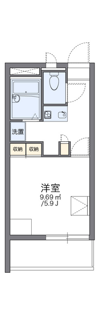 レオパレスサンフローラⅡ 間取り図