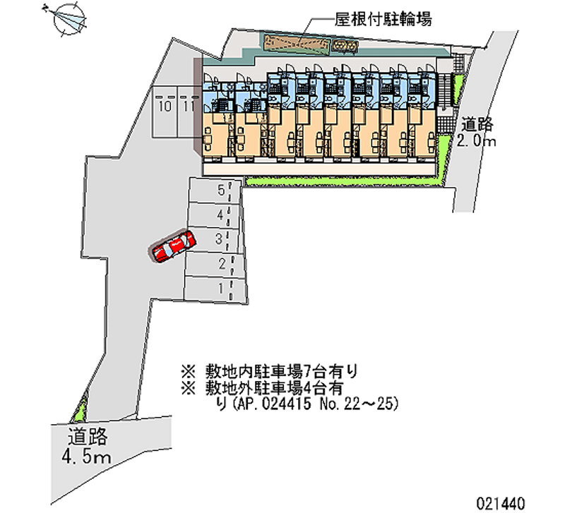 21440 Monthly parking lot