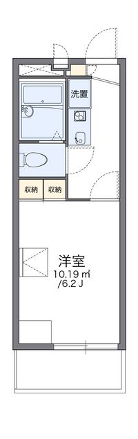 レオパレスクリスタ住吉 間取り図