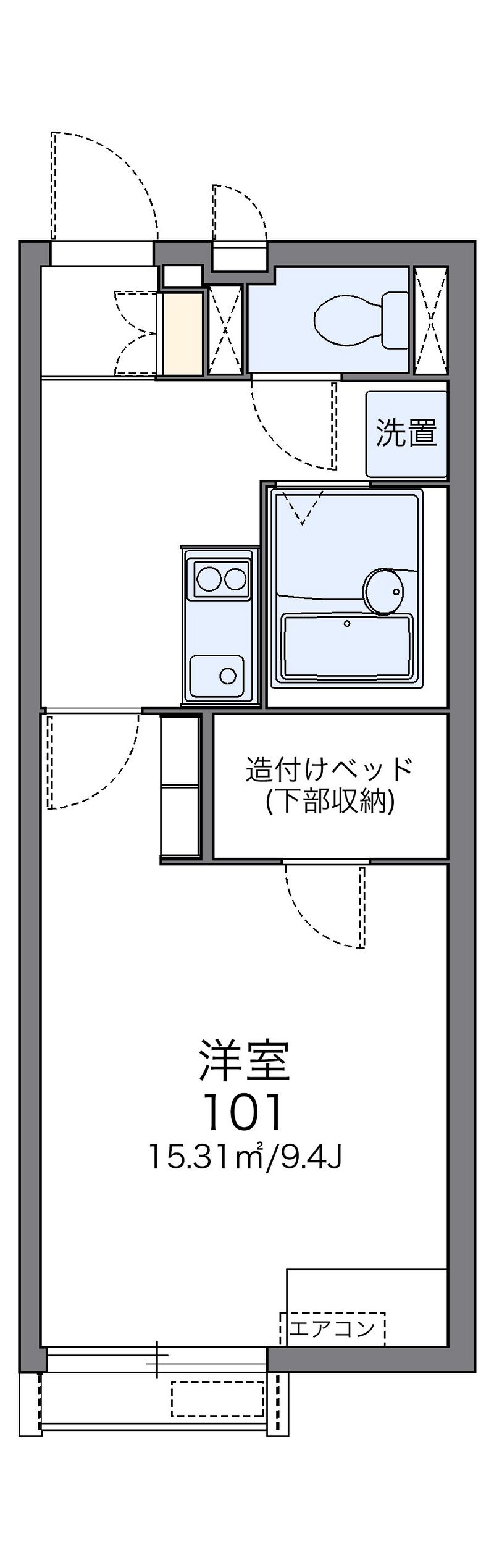 レオネクストソレイユ平井 間取図