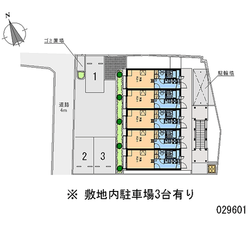 レオパレスタツミ 月極駐車場