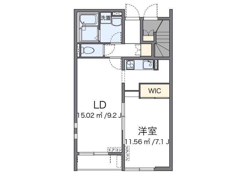 クレイノサニーサイド 間取図