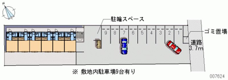 レオパレスジョイフルＭ 月極駐車場