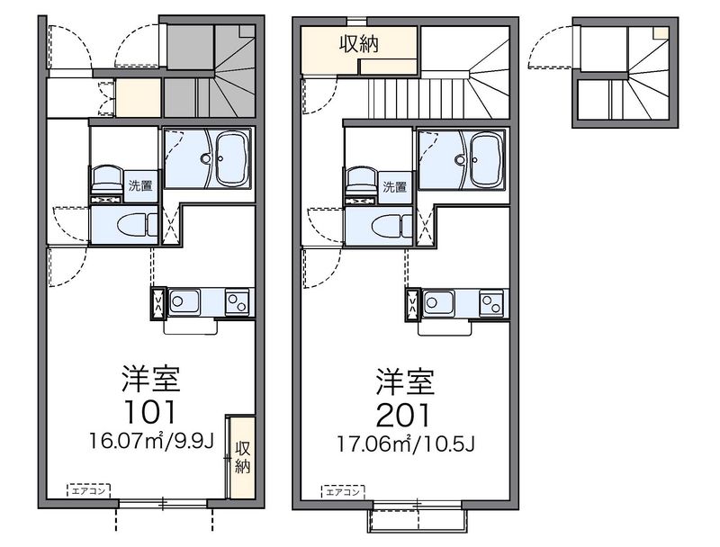 レオネクストドミール長須賀 間取図