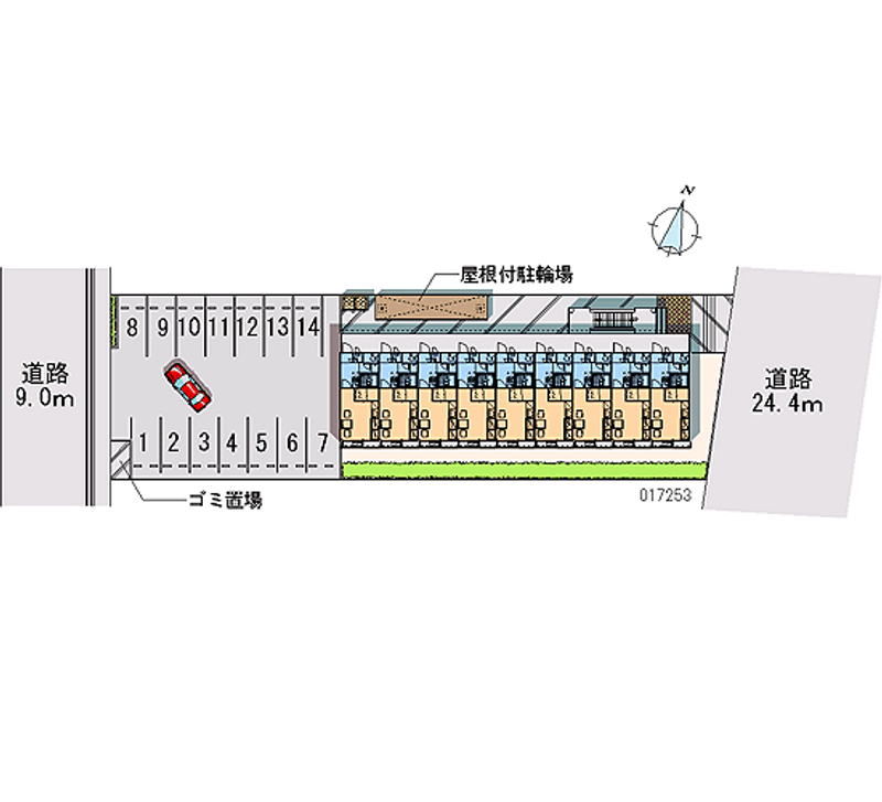 17253月租停车场