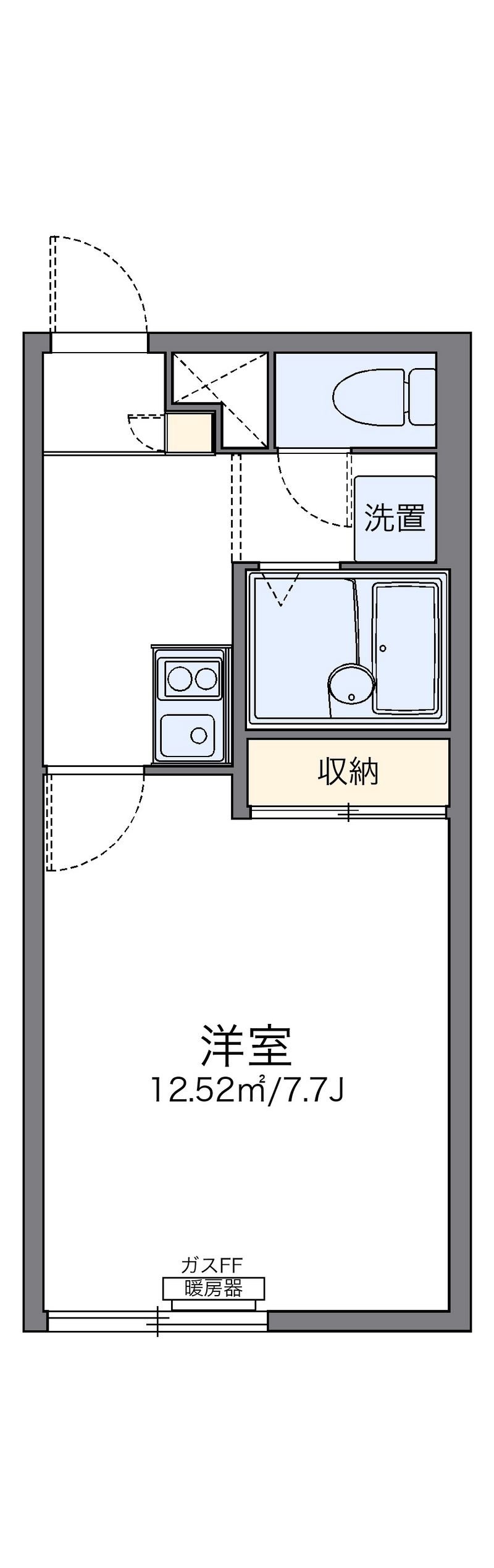 レオパレスカルモ 間取図