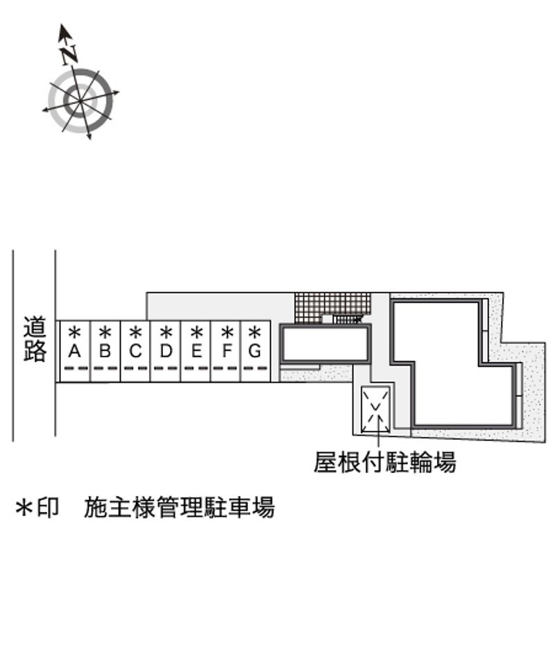 レオパレスグランシャトー 配置図