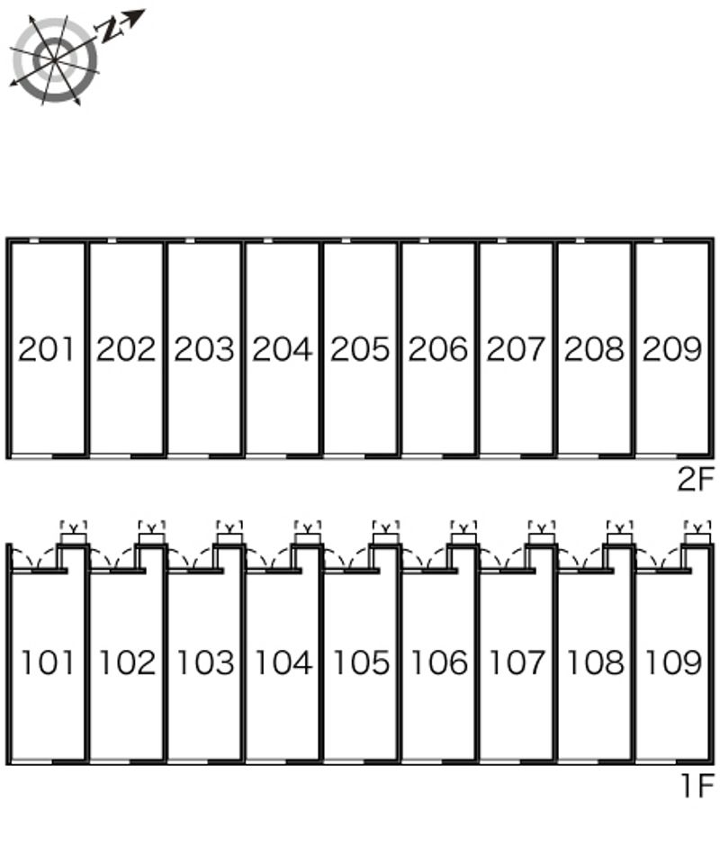 レオネクストグリュック 間取配置図
