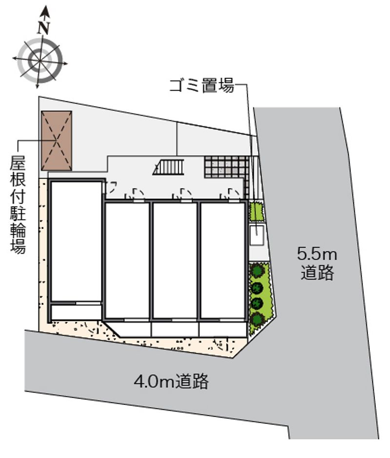 ヴィアロ東伏見レジデンス 配置図