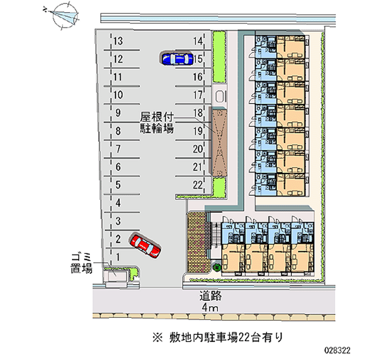 28322 Monthly parking lot