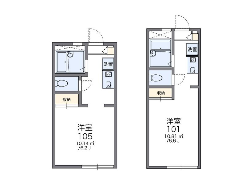レオパレス長沢 間取図