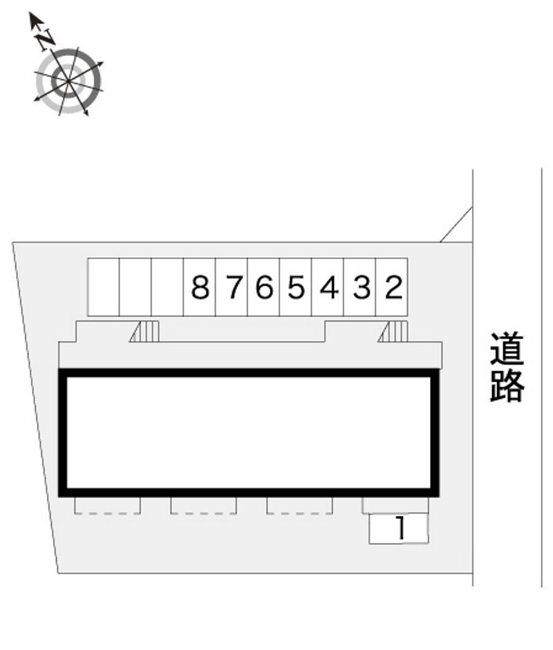 レオパレスＴＯＭＯＭＩ 配置図