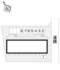 レオパレスＴＯＭＯＭＩ 配置図