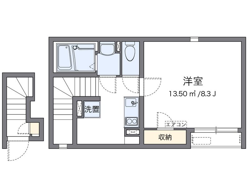 クレイノメロンヴィーブルⅡ 間取図