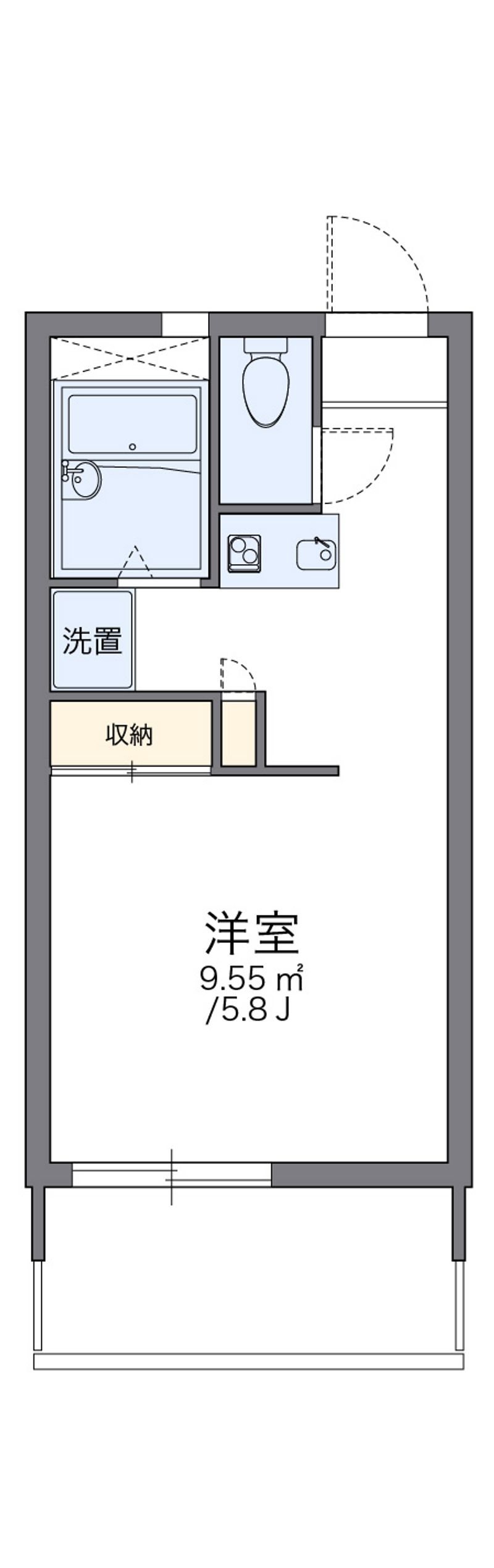 レオパレスヴィラ 間取図