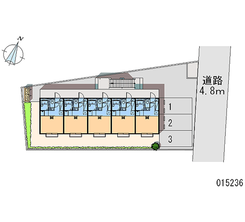 レオパレスフロイデ 月極駐車場