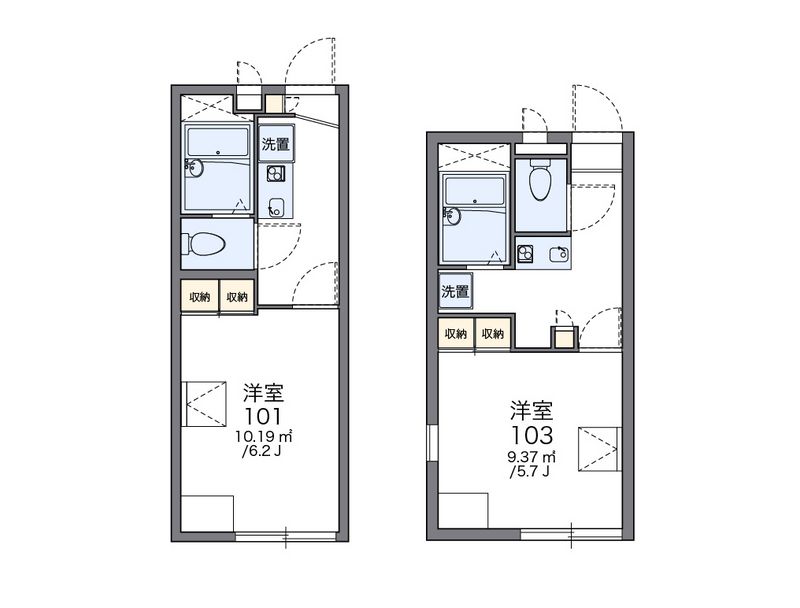 レオパレス郷 間取図