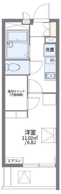 レオパレスクリフ柳都 間取り図