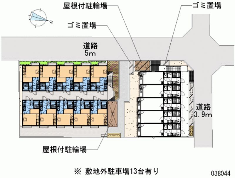 レオパレスショールマーシュ 月極駐車場