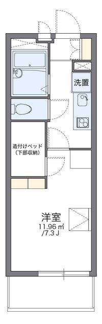 レオパレスＧＯＬＤ 間取り図