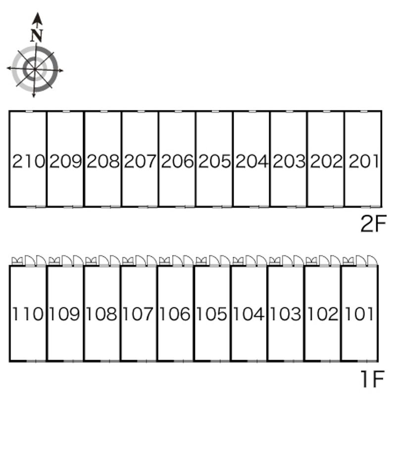 レオパレスＫｅｉ 間取配置図