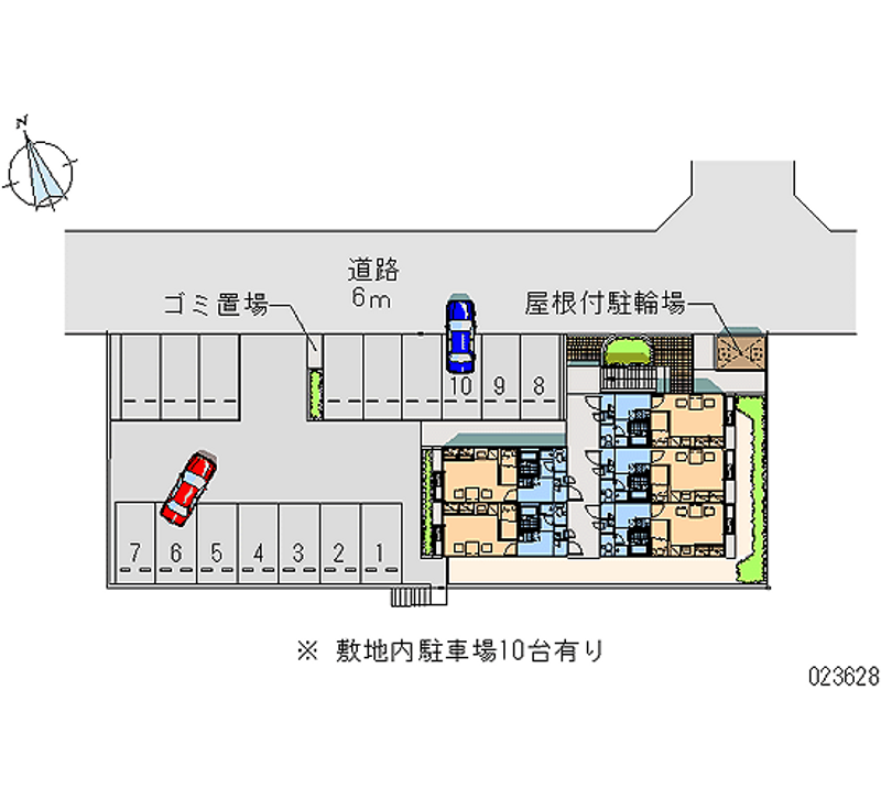 レオパレスＭＯＲＧＥＮ　ＲＯＴ 月極駐車場